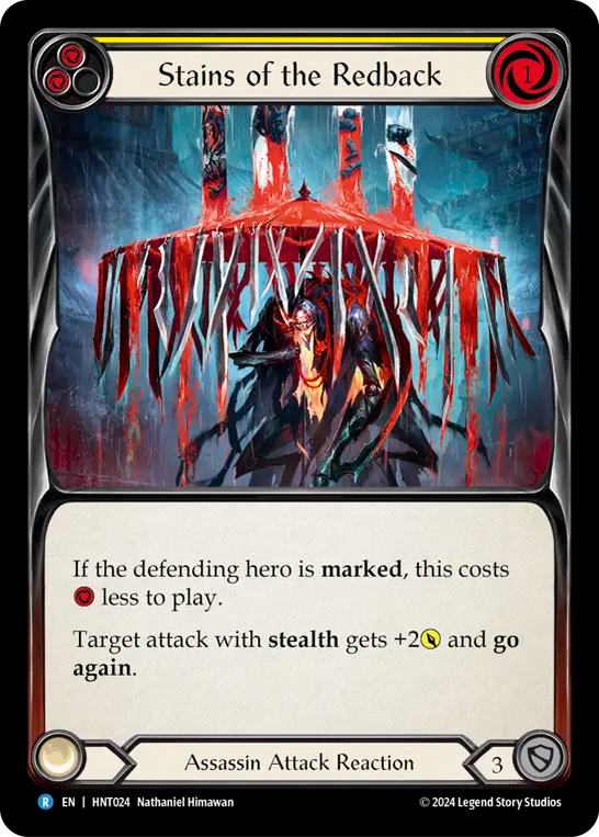 Stains of the Redback (Yellow) - Non-Foil