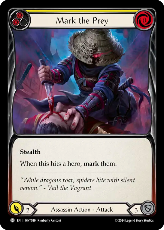 Mark the Prey (Yellow) - Foil
