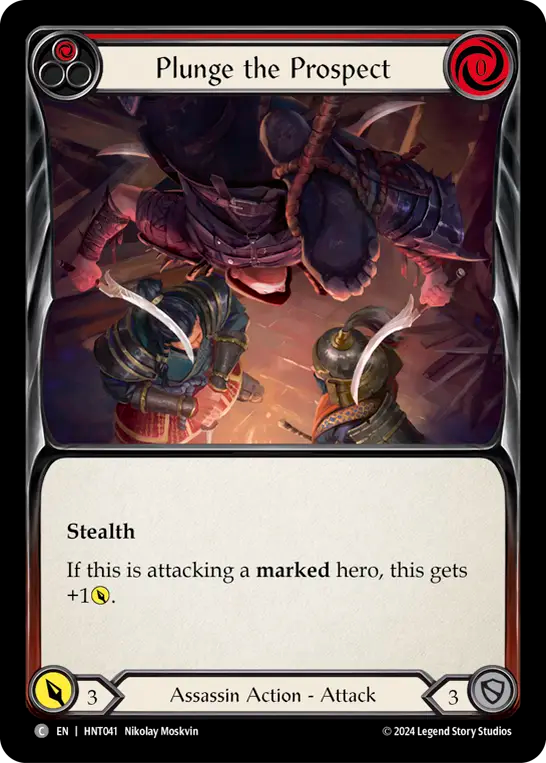 Plunge the Prospect (Red) - Foil