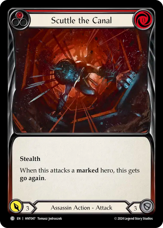Scuttle the Canal (Red) - Foil