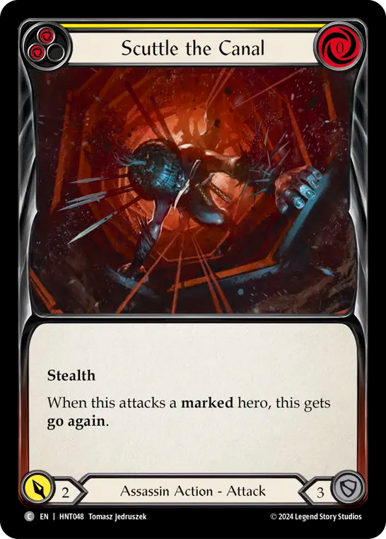 Scuttle the Canal (Yellow) - Foil