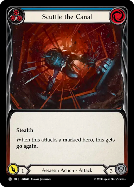 Scuttle the Canal (Blue) - Foil