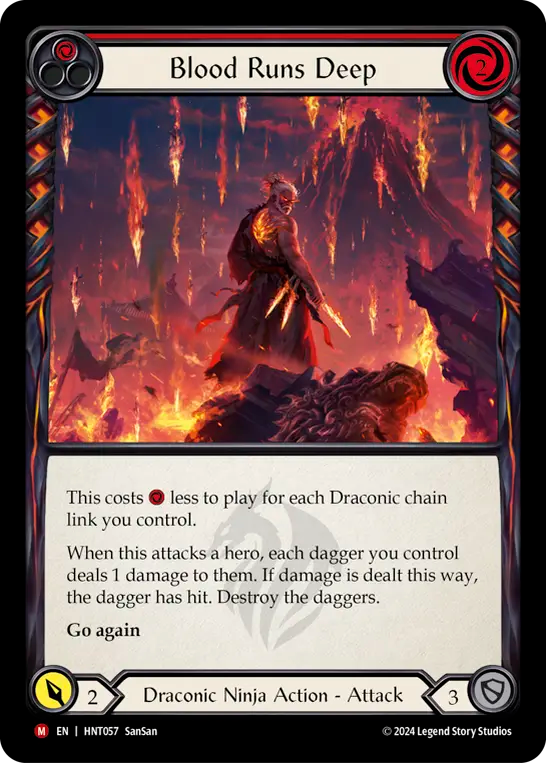 Blood Runs Deep - Non-Foil