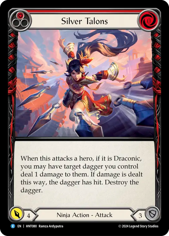Silver Talons (Red) - Non-Foil