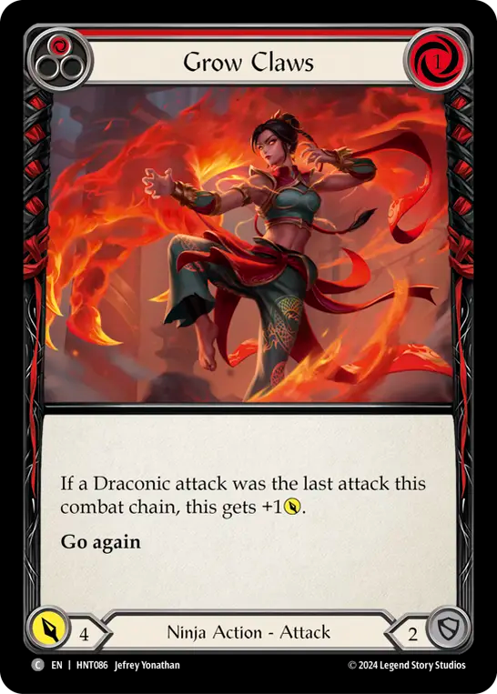 Grow Claws (Red) - Foil