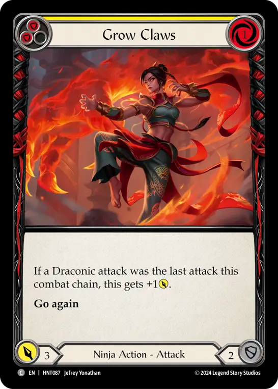 Grow Claws (Yellow) - Non-Foil