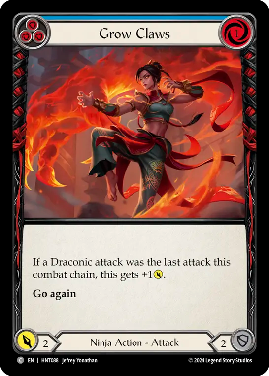 Grow Claws (Blue) - Non-Foil