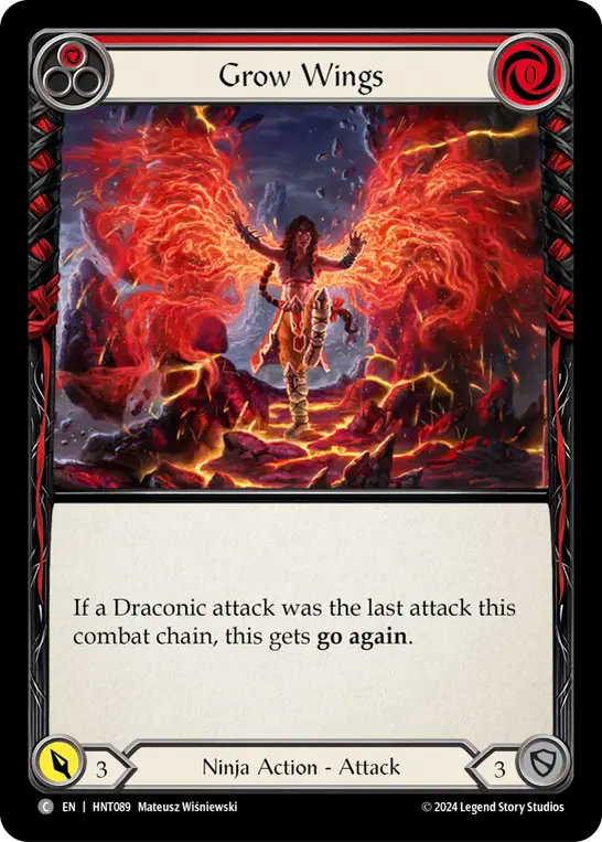 Grow Wings (Red) - Foil