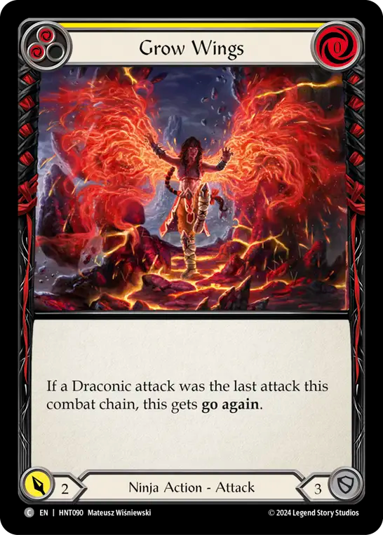 Grow Wings (Yellow) - Foil