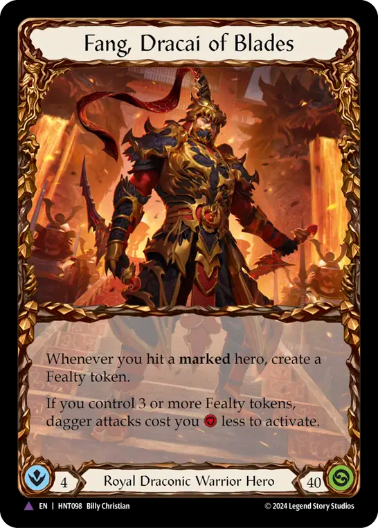 Fang, Dracai of Blades - Marvel