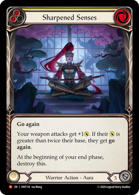 Sharpened Senses - Foil