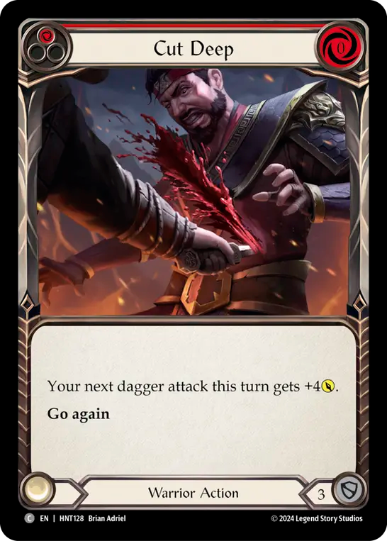 Cut Deep (Red) - Non-Foil