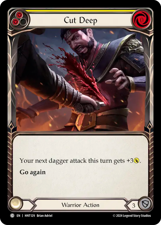 Cut Deep (Yellow) - Foil