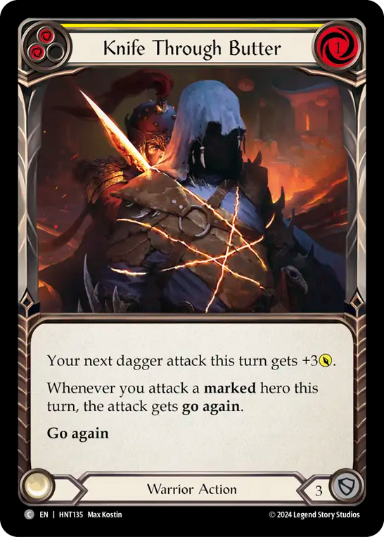 Knife through Butter (Yellow) - Foil