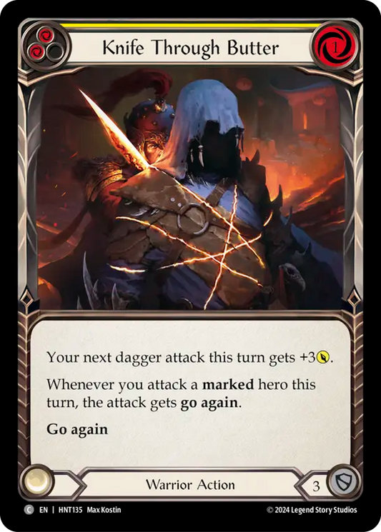 Knife through Butter (Yellow) - Foil