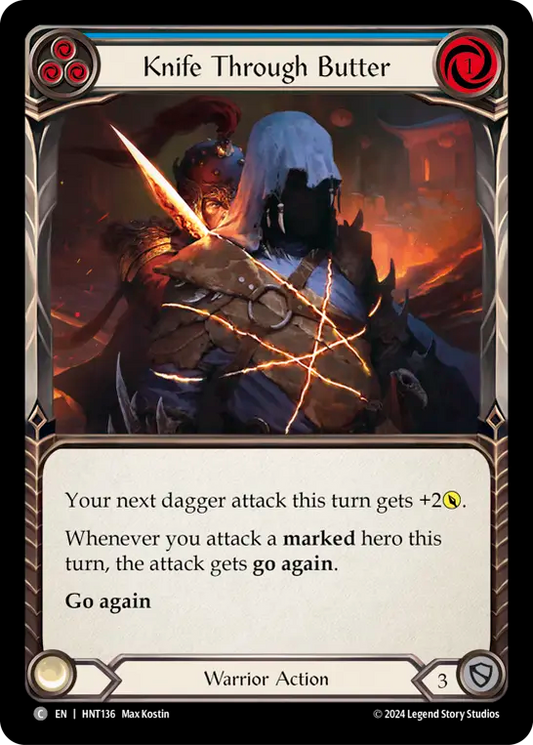 Knife through Butter (Blue) - Foil