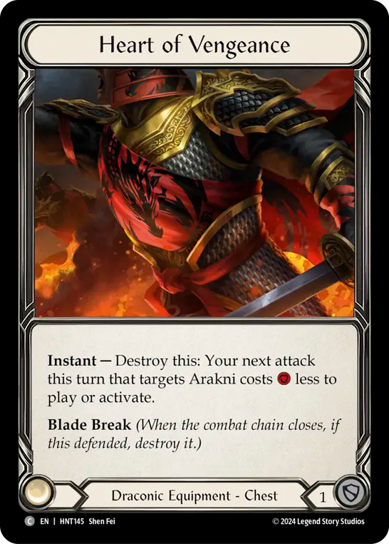 Heart of Vengeance - Cold-Foil