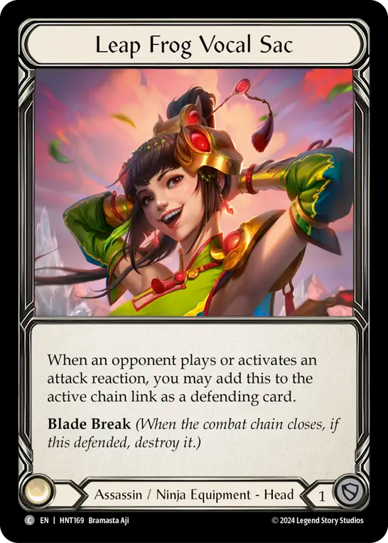 Leap Frog Vocal Sac - Cold-Foil