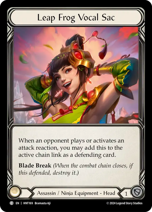 Leap Frog Vocal Sac - Cold-Foil