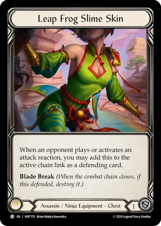 Leap Frog Slime Skin - Non-Foil