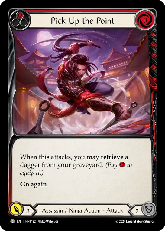 Pick Up the Point (Red) - Foil