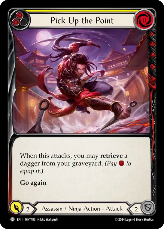 Pick Up the Point (Yellow) - Non-Foil