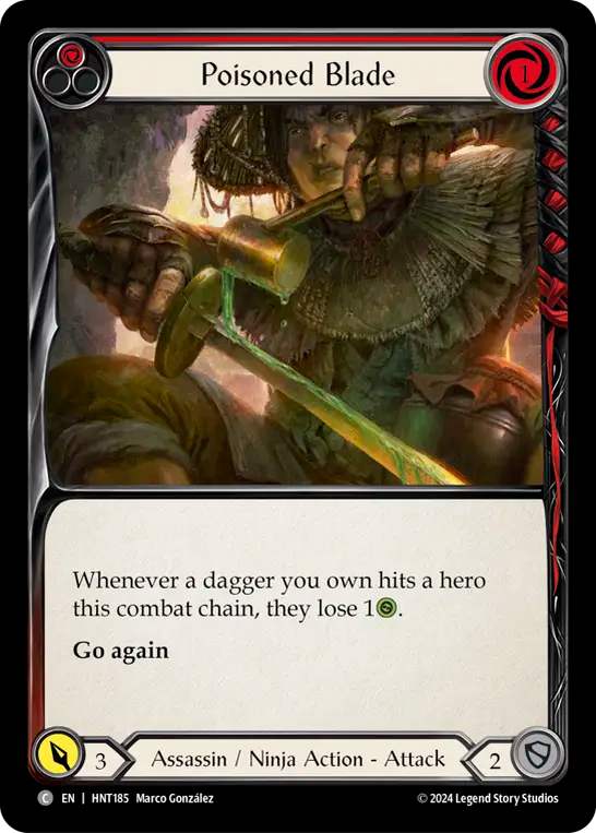 Poisoned Blade (Red) - Foil