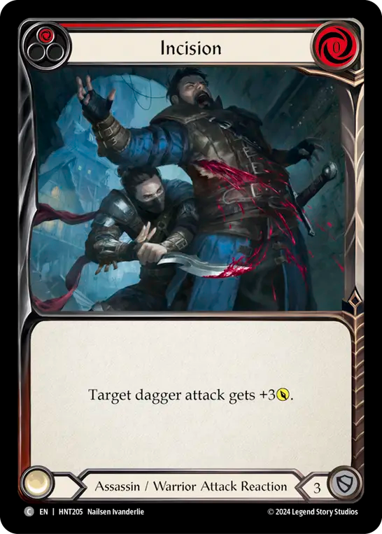 Incision (Red) - Non-Foil