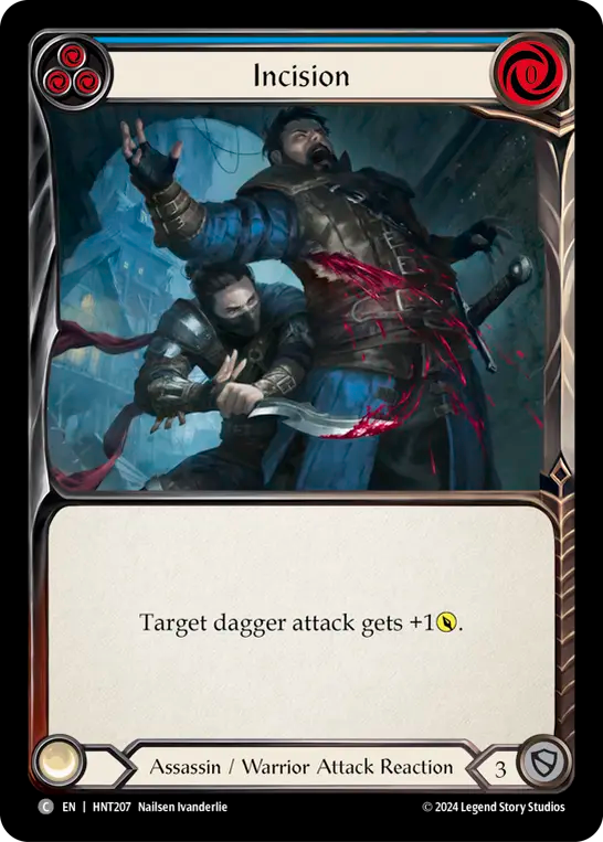 Incision (Blue) - Foil