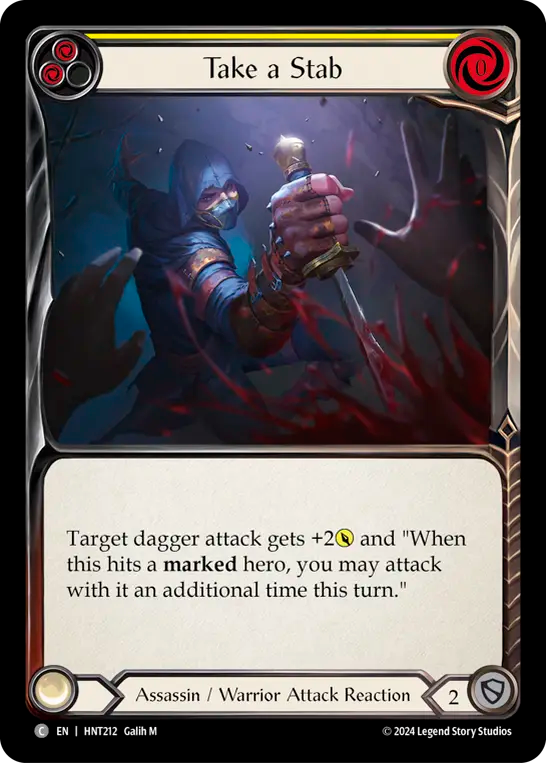 Take a Stab (Yellow) - Non-Foil