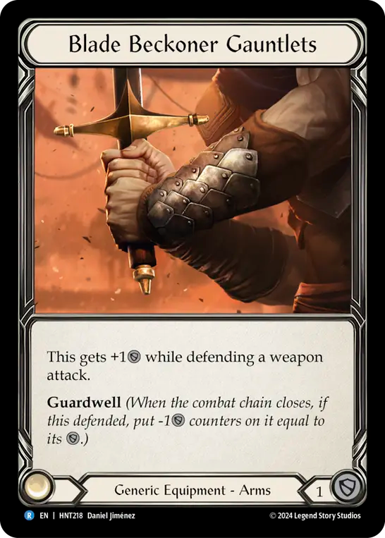 Blade Beckoner Gauntlets - Non-Foil