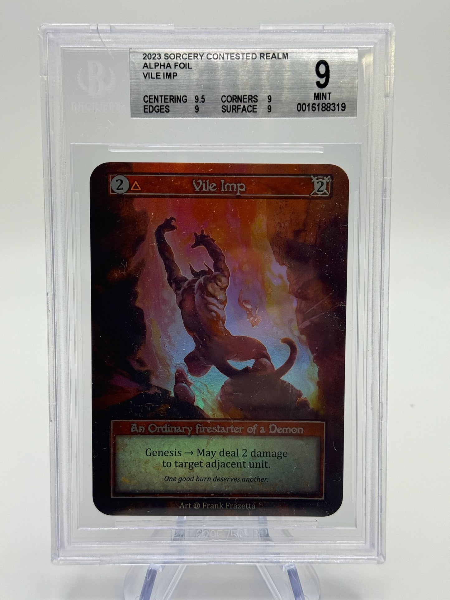 Alpha Foil Vile Imp Graded 9