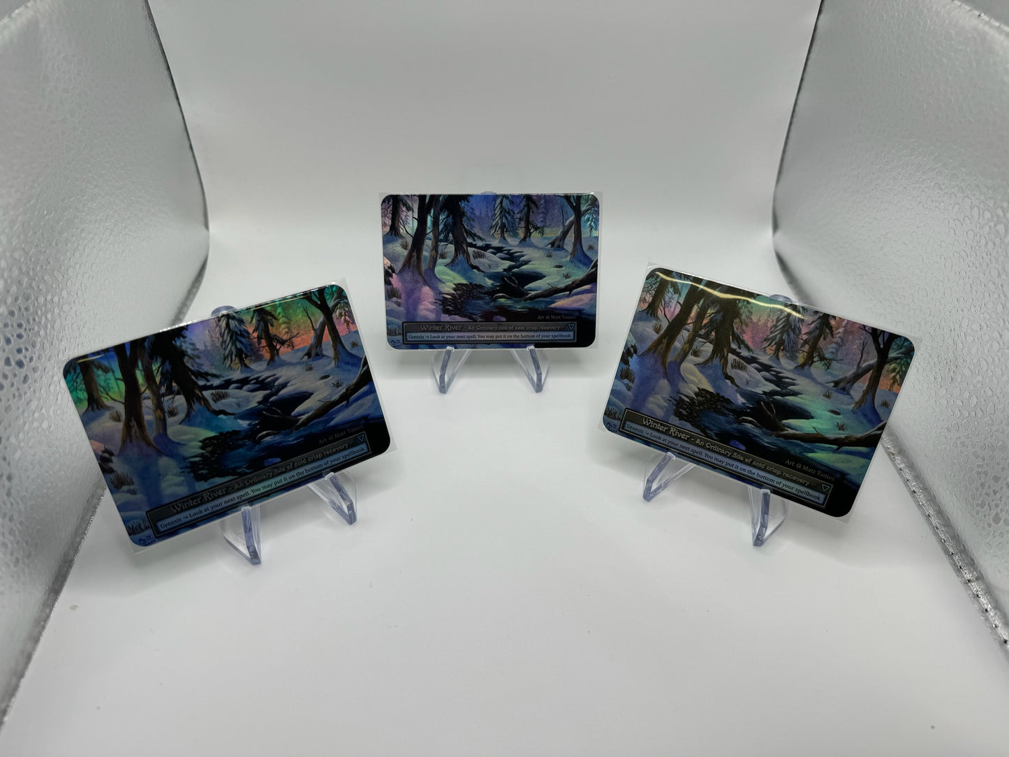 Three Alpha Foil Winter Rivers