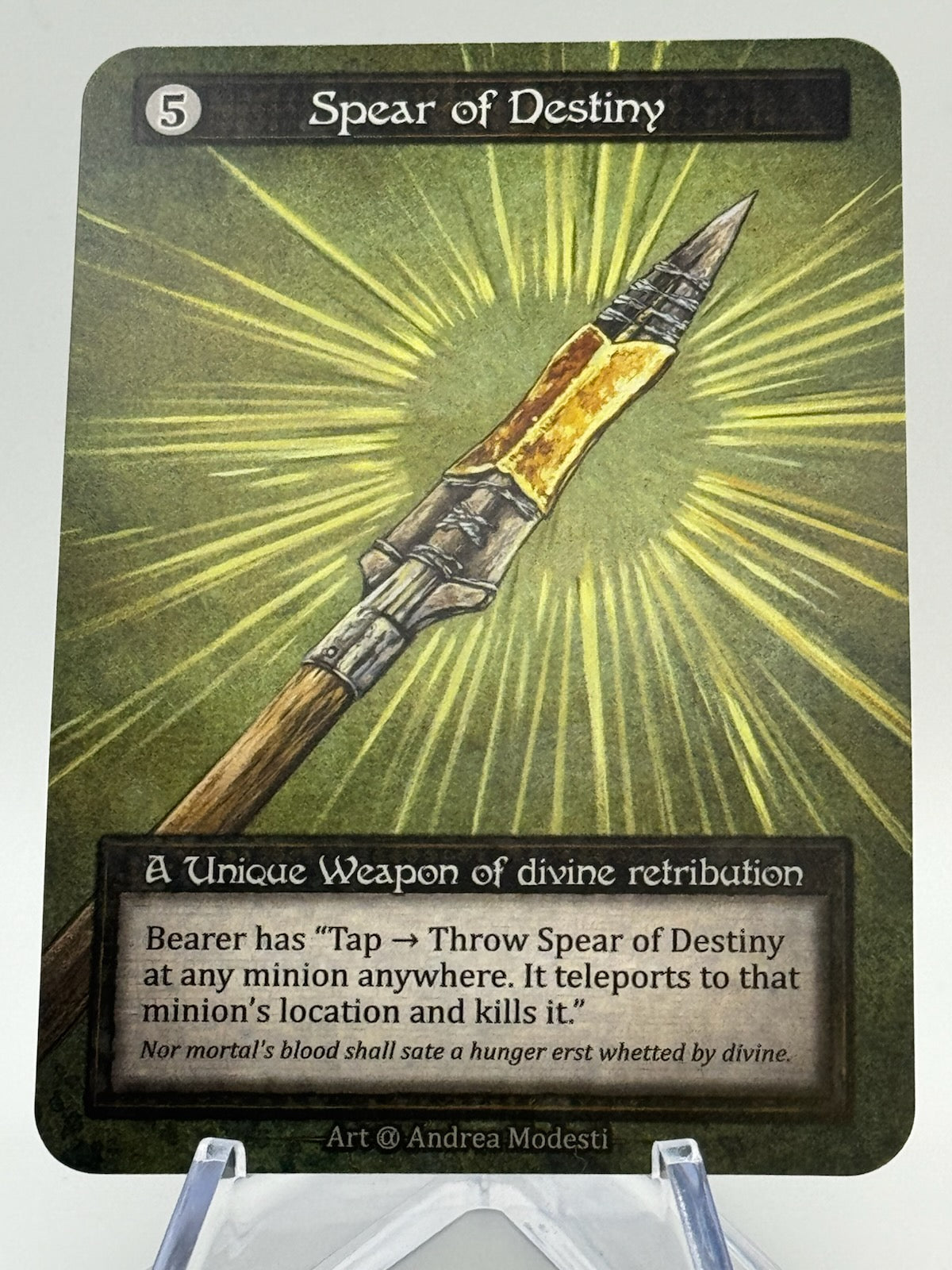 Spear of Destiny (Third Wave Beta Curio)