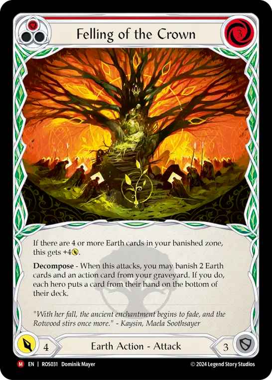 Felling of the Crown - Non-Foil