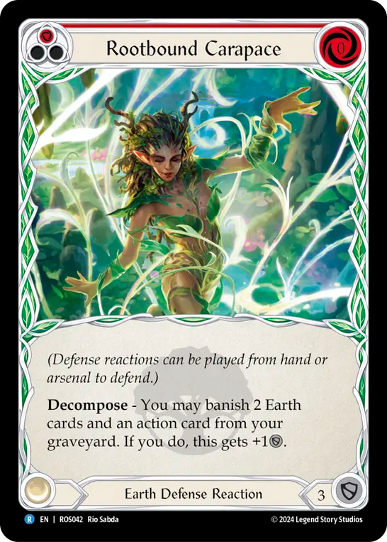 Rootbound Carapace (Red) - Foil