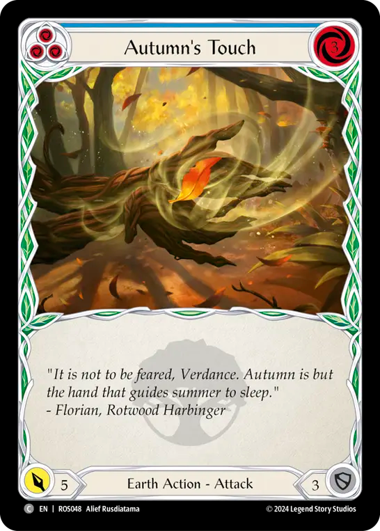 Autumn's Touch (Blue) - Foil