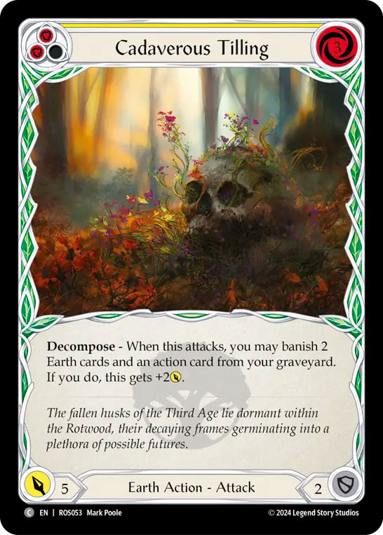 Cadaverous Tilling (Yellow) - Foil