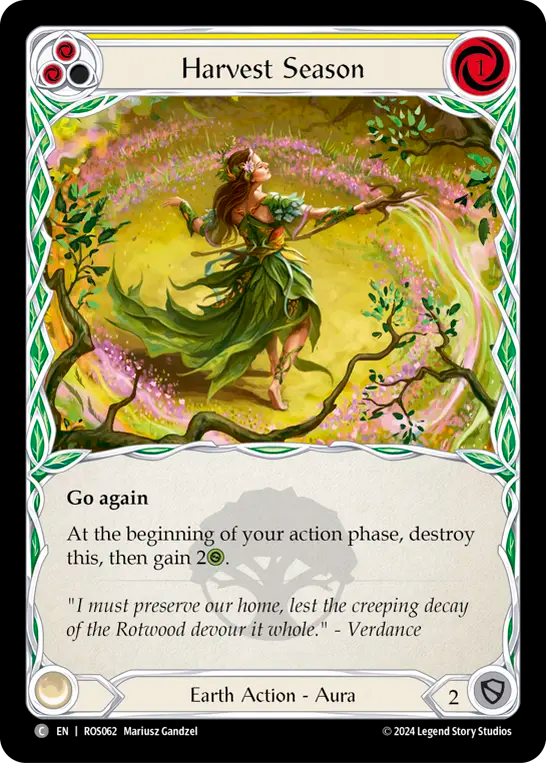 Harvest Season (Yellow) - Non-Foil