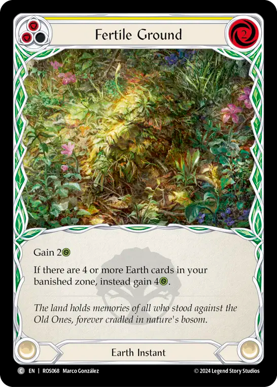 Fertile Ground (Yellow) - Foil