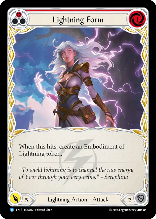 Lightning Form (Red) - Non-Foil
