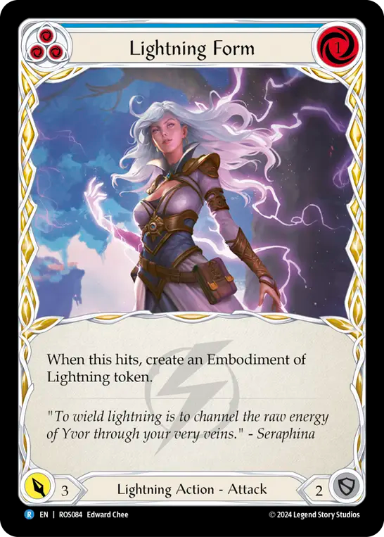 Lightning Form (Blue) - Foil