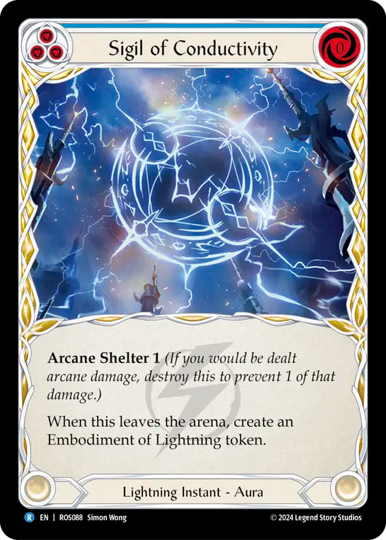 Sigil of Conductivity (Blue) - Non-Foil