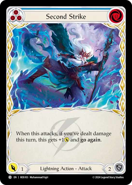 Second Strike (Blue) - Foil
