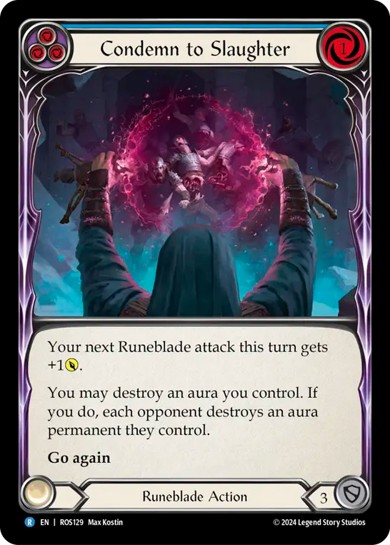 Condemn to Slaughter (Blue) - Non-Foil