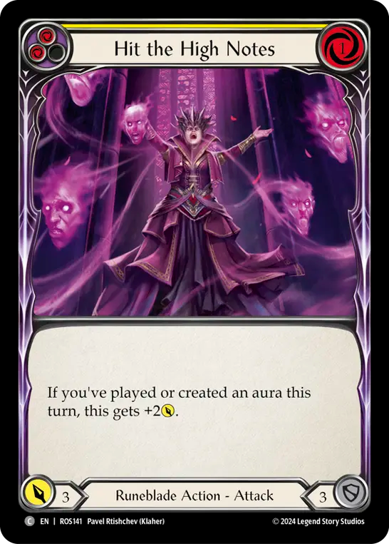 Hit the High Notes (Yellow) - Non-Foil