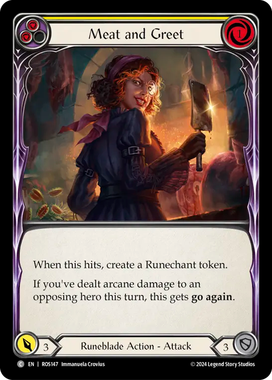 Meat and Greet (Yellow) - Non-Foil