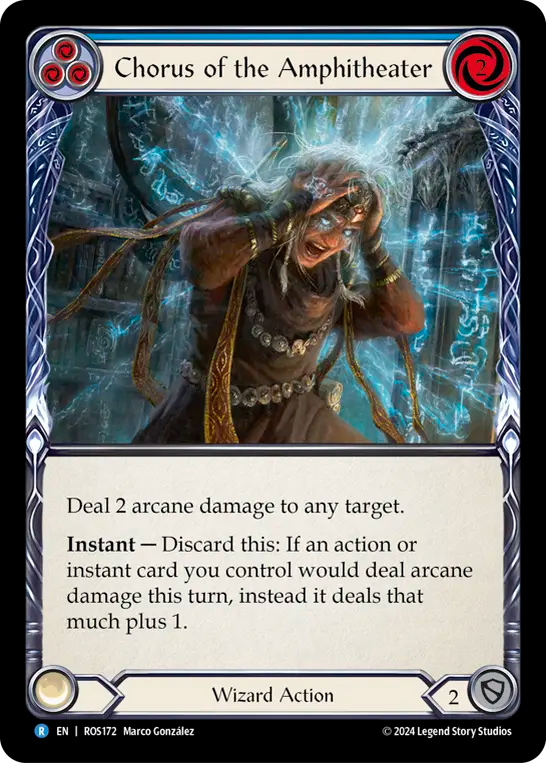 Chorus of the Amphitheater (Blue) - Non-Foil