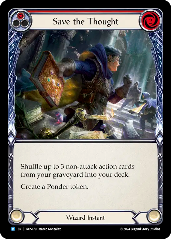 Save the Thought (Red) - Foil