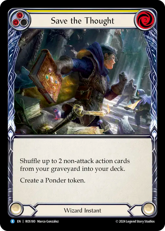 Save the Thought (Yellow) - Foil